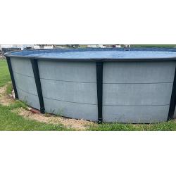 27 Foot Round Swimming Pool Saltwater Ready